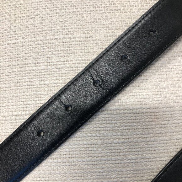 GUCCI Black Leather Belt main image 5